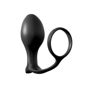 Korek analny ass gasm cock ring advanced black